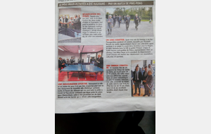 Inauguration officielle du centre culturel et sportif : article paru dans La Gazette